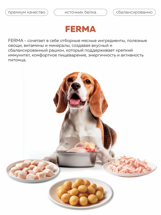 Сухой корм ЗООГУРМАН Ferma Digestion для собак, рыба, 5 кг, фото 2