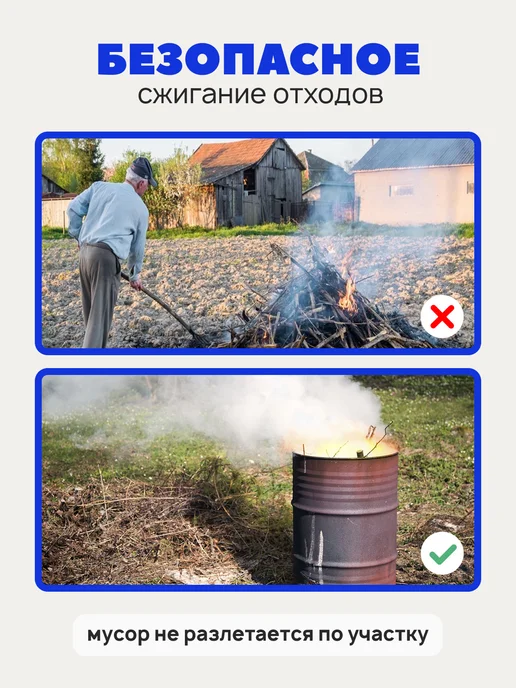 Graphite Garret лофт аксессуары и мебель для дома Решетка колосник в бочку для сжигания мусора, черный, фото 2