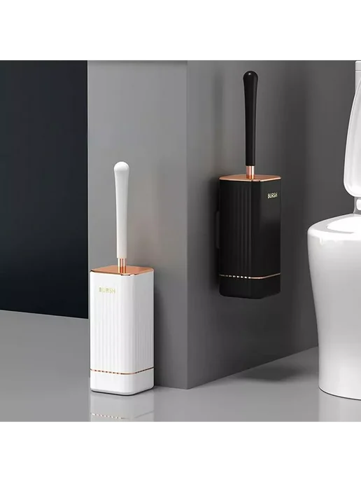 brush&duck Эстетичный ершик для унитаза 2 в 1, белый, фото 6
