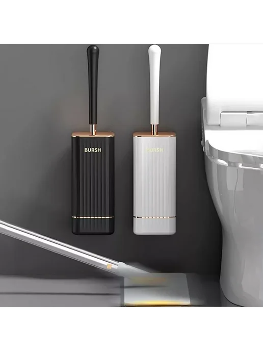 brush&duck Эстетичный ершик для унитаза 2 в 1, белый, фото 7
