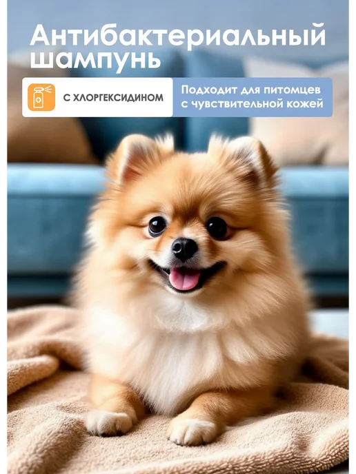 JERMINAL - PETS CARE - шампунь для собак и кошек с хлоргексидином, 500 мл, 500 мл, фото 2