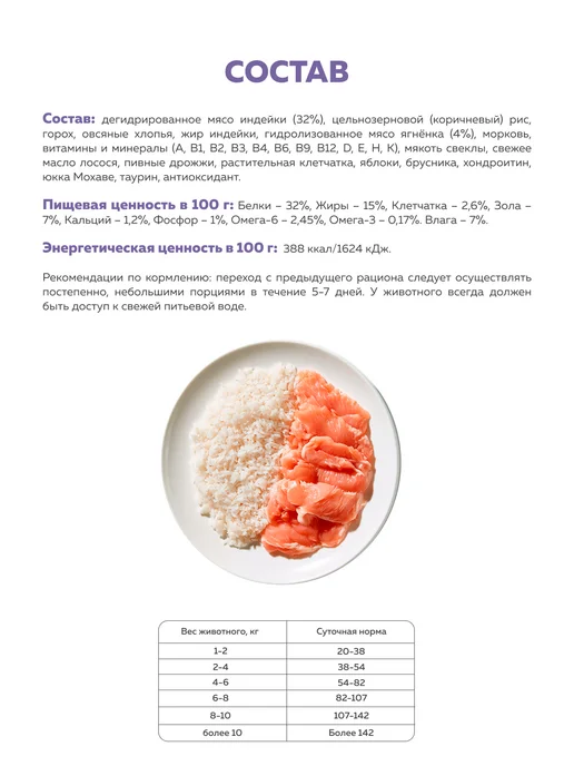 Сухой корм ЗООГУРМАН Кошек Holistic для собак, ягненок, 1,5 кг, фото 4