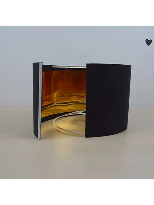 Абажур Lampshop для лампы 30*20см, черный лён Черный, 30x20 см, фото 2