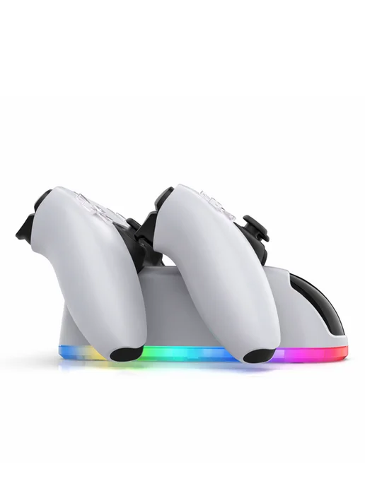 DOBE Зарядная база для 2 контроллеров PS5 DualSense, LED, вариант, фото 2