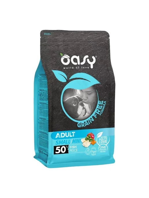 Сухой корм Oasy для собак, мелкие, рыба, 18 кг, фото 3