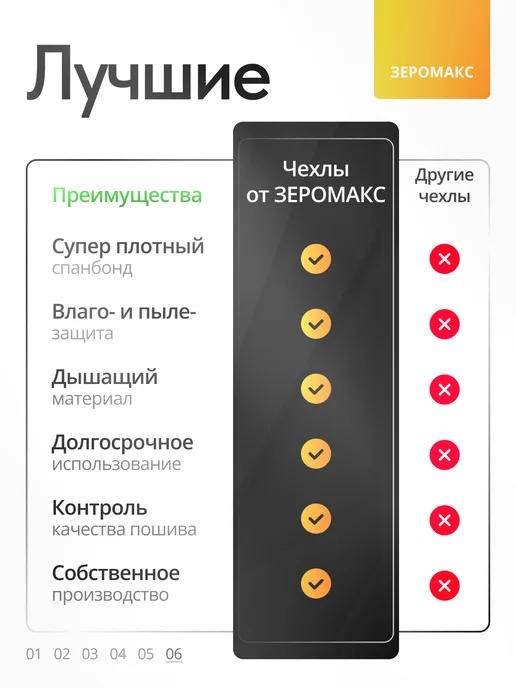 Плотный чехол для одежды, 60х80 см, 60x80 см, фото 6