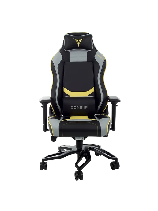 ZONE-51 Кресло компьютерное игровое Cyberpunk YG Yellow-Grey, черный, фото 2