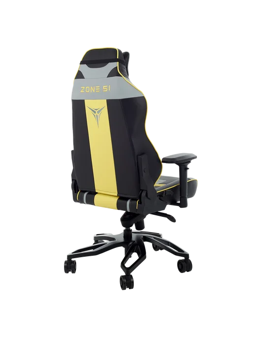 ZONE-51 Кресло компьютерное игровое Cyberpunk YG Yellow-Grey, черный, фото 5