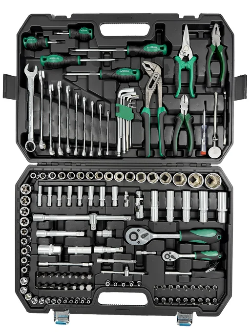 HGA Tools Набор инструментов для автомобиля 142 предмет в кейсе, вариант, фото 6