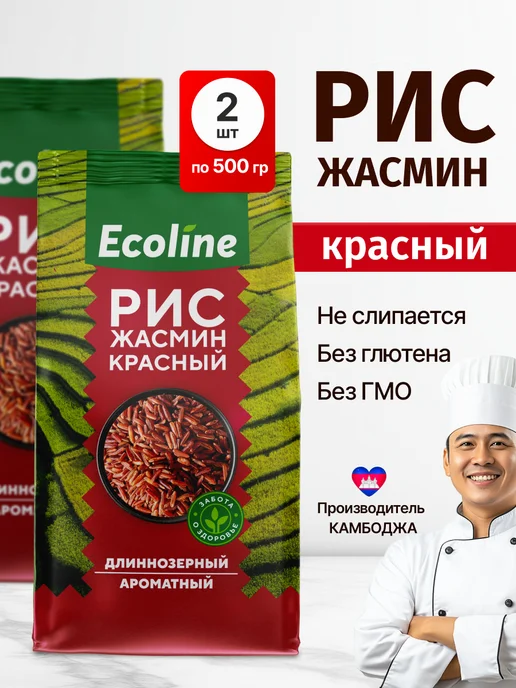 ELV Рис жасмин красный, 1000г, 1000 г