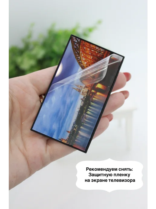 Market13Salnik Миниатюрный телевизор и игровая приставка для кукол, черный, фото 2