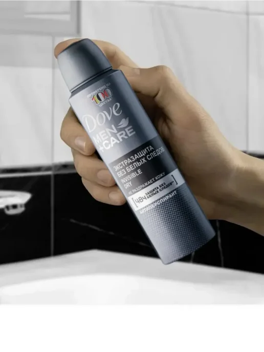 Dove Дезодорант спрей мужской Invisible Dry 2х150, 2x150, фото 3