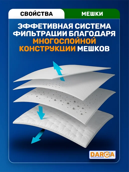 Мешки на робот-пылесос Roborock серии Qrevo - 3 шт, 5 шт, фото 3