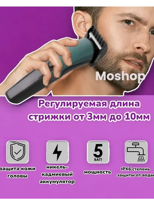 Samsung Набор для стрижки и стайлинга, голубой, фото 3