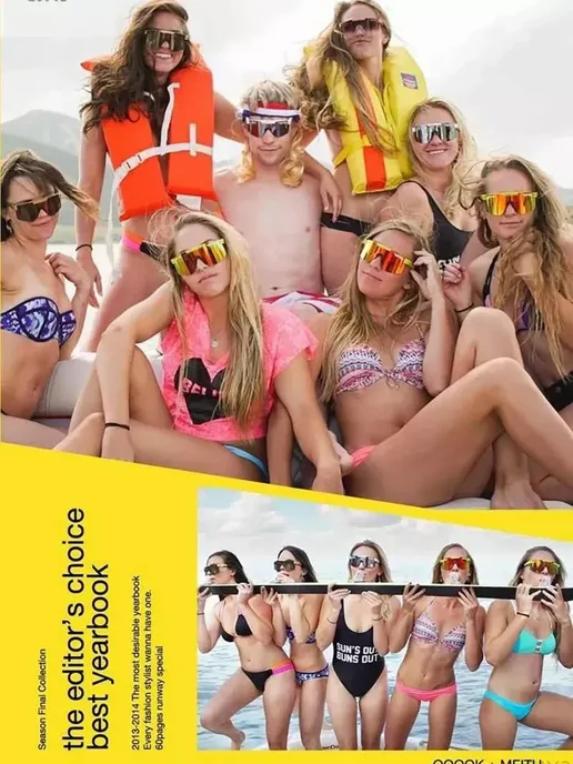 Спортивные солнцезащитные очки от Pit Viper 2000, розовый, фото 5