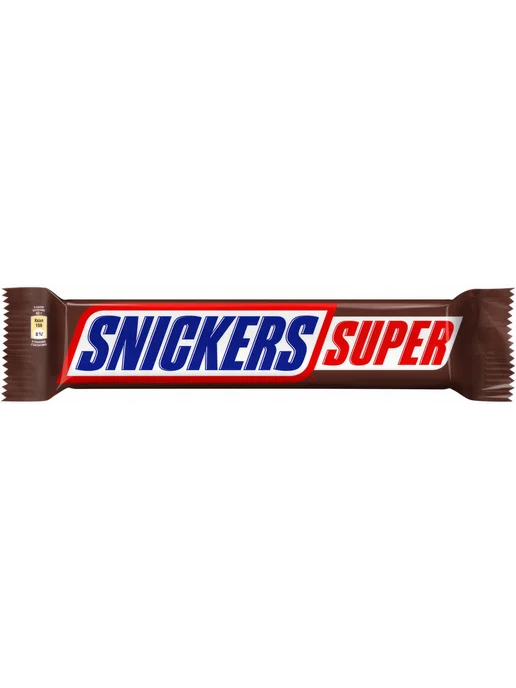 Snickers Батончик шоколадный Super, 80г, 80 г