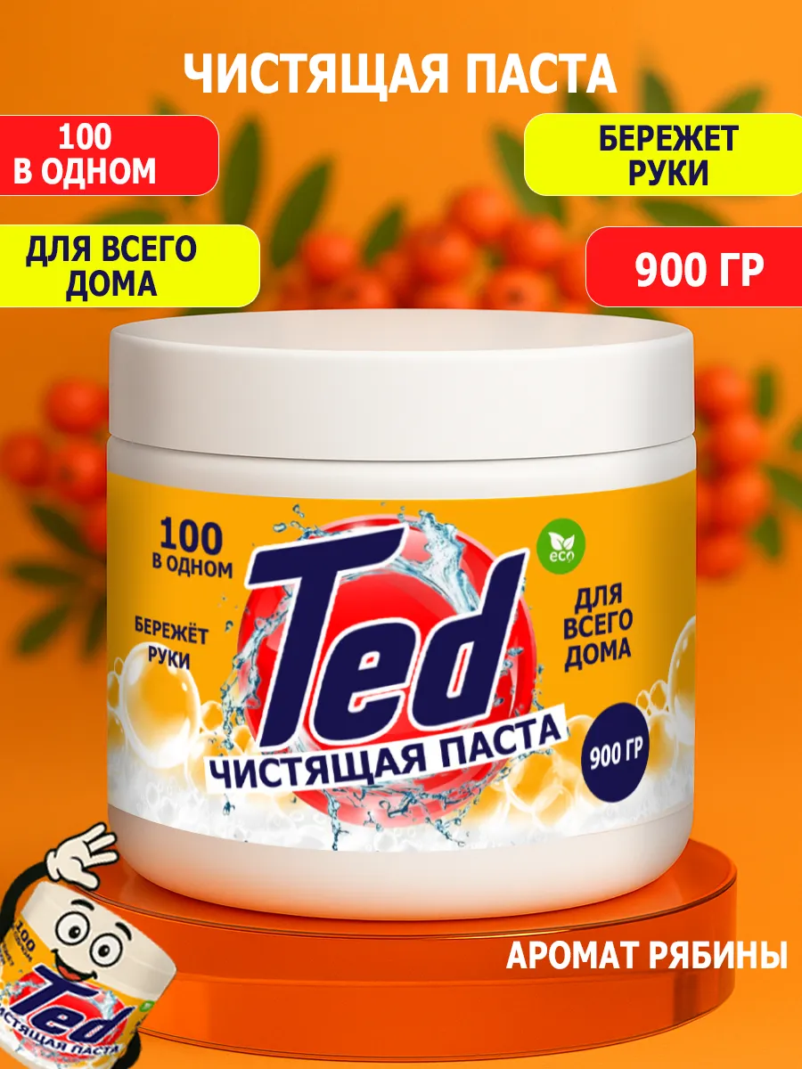 Чистящая паста Ted для уборки 0,9кг