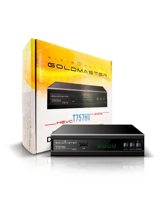GoldMaster Цифровая приставка ресивер T757HD hevc h.265, вариант, фото 2