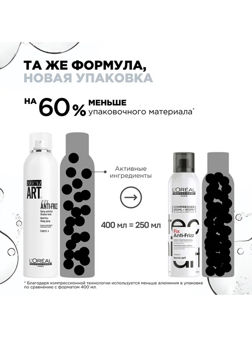 L'Oreal Professionnel Лак для волос сильной фиксации Fix Anti-Frizz, 250 мл, 250 мл, фото 3