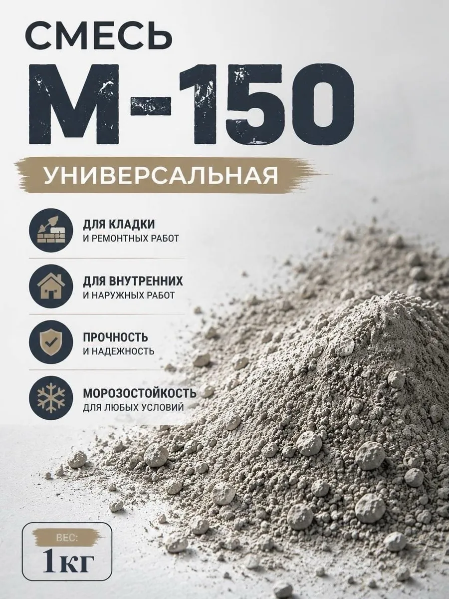 Цементно песчаная смесь М-150