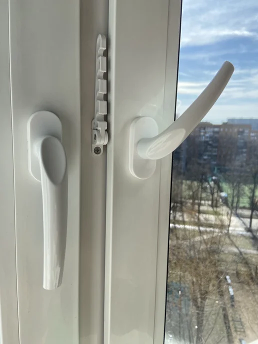 Albenahome Ручка оконная, ручка для пластикового окна белая, 2 шт, фото 3