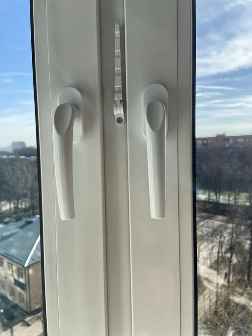 Albenahome Ручка оконная, ручка для пластикового окна белая, 2 шт, фото 4