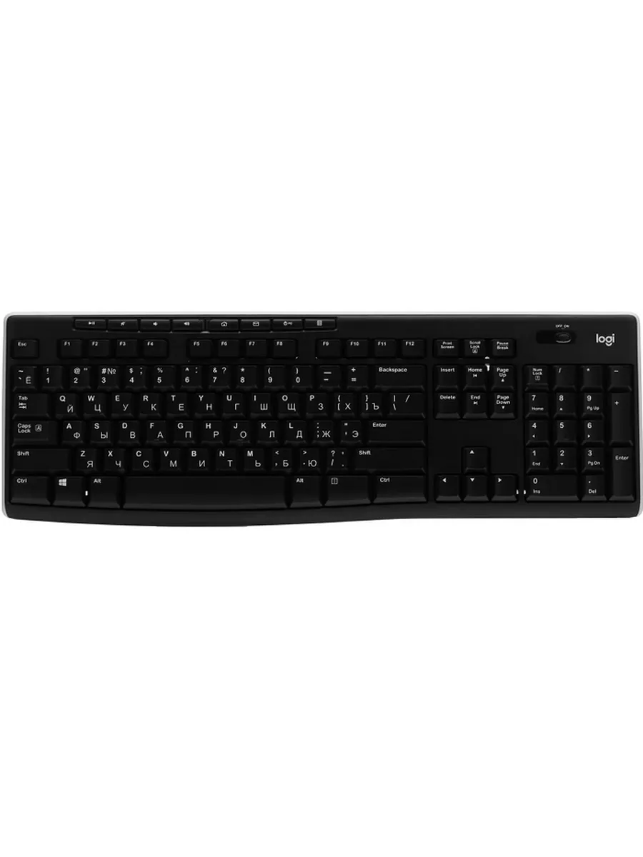 LOGITECH Клавиатура Wireless K270 920-003058 приемник Unifying
