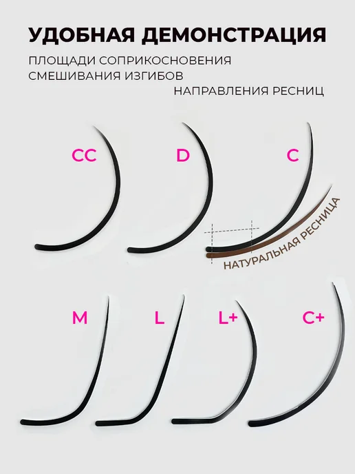 BestLash Ресницы для магнитной доски из пластика (max), вариант, фото 3