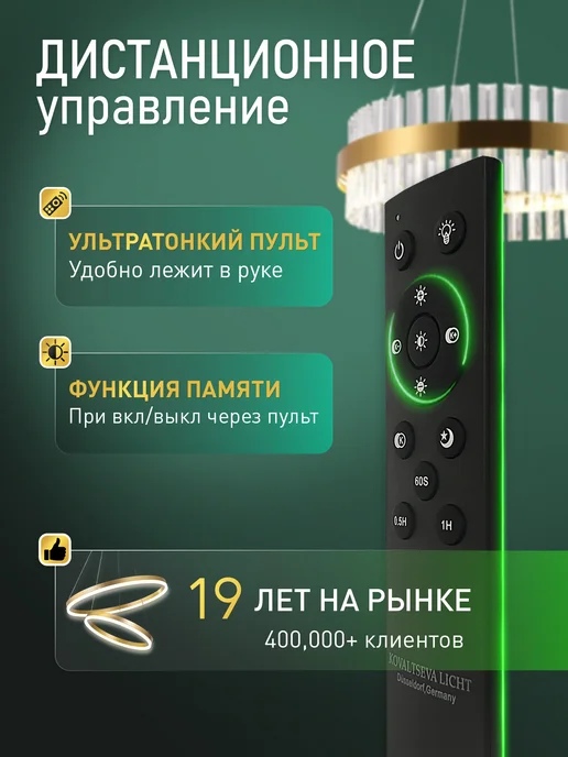 NATALI KOVALTSEVA Светодиодный нимб люстра в гостиную спальню, желтый, фото 6