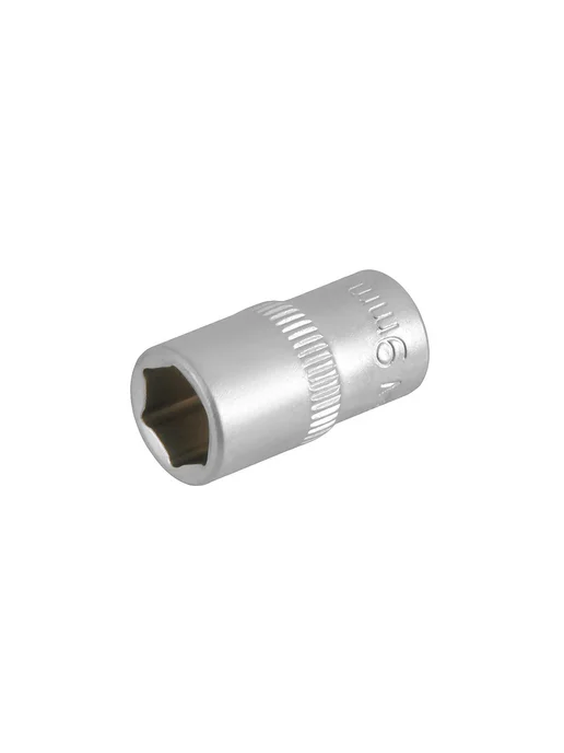 LECAR Головка 1 4 6 граней 9 мм LECAR000021214, серый