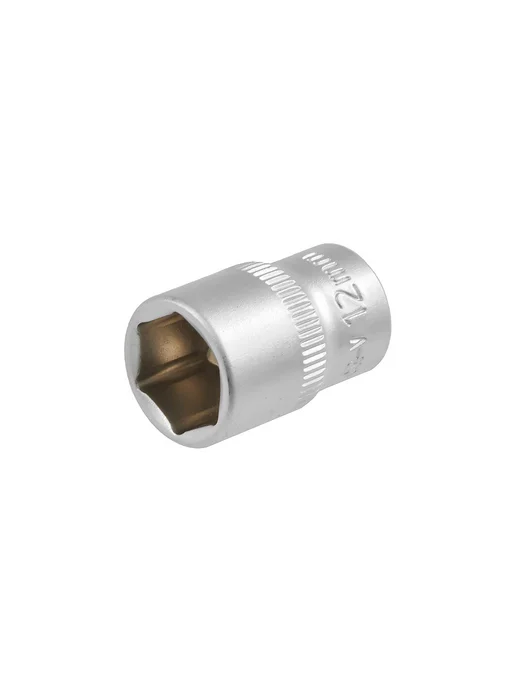 LECAR Головка 1 4 6 граней 12 мм LECAR000051214, серый