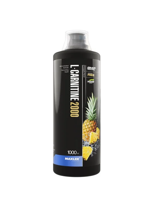 MAXLER L-Carnitine 2000 1000 мл в жидкой форме Ананас, 1 л, фото 4