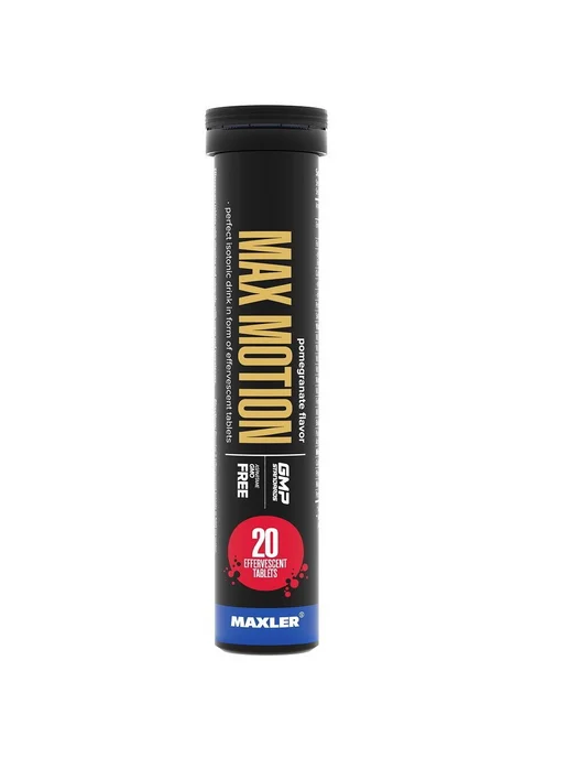 MAXLER Изотоник Max Motion 20 шип.табл 1 туба Гранат, 500 мл, фото 2