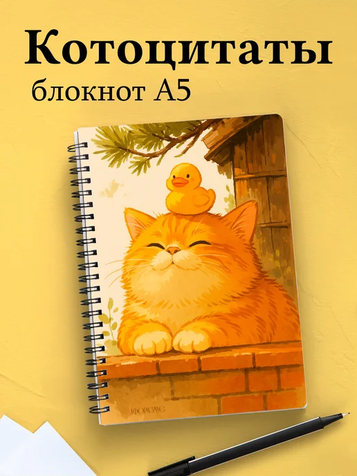 Блокнот аниме с котиками