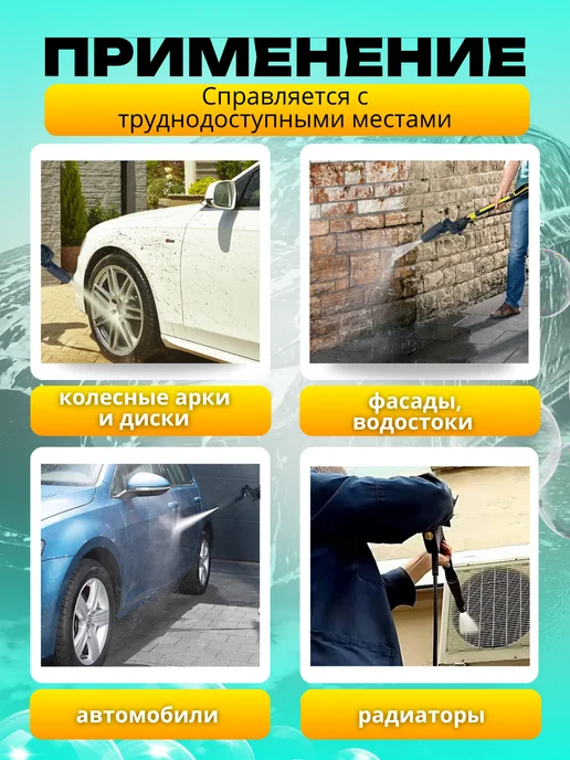 Поворотная насадка 360 для мойки высокого давления, вариант, фото 4