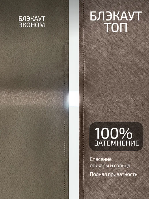 Блэкаут Топ Шторы блэкаут 100% 300х230 2 шт 600х230, 300x230, 2 шт, фото 3