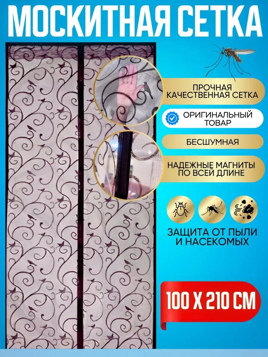 Москитная сетка на дверь от насекомых