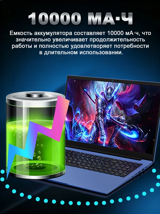 18.5" Intel i7 1068 Игровой ноутбук ОЗУ 16 ГБ SSD 1 ТБ, 16 ГБ, 1 ТБ, фото 7