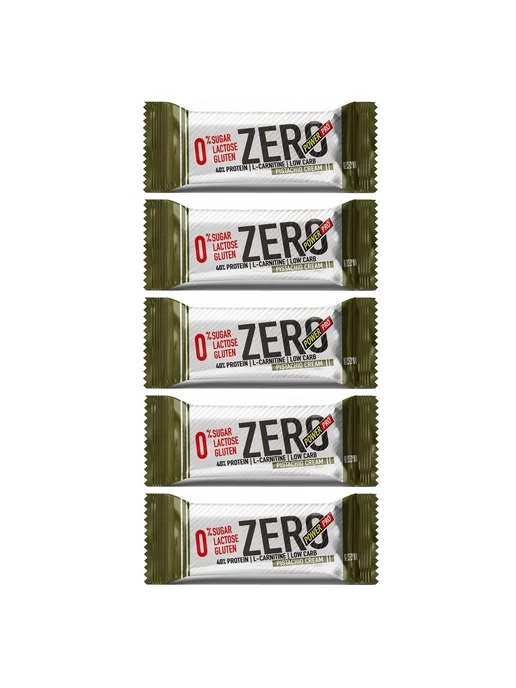 POWER PRO Протеиновый батончик 40% ZERO 5 шт 50 гр Фисташковый крем, 5 шт, 50 г