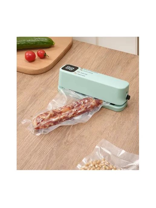 TOP-Store Портативный вакуумный упаковщик с дисплеем, зеленый, фото 2