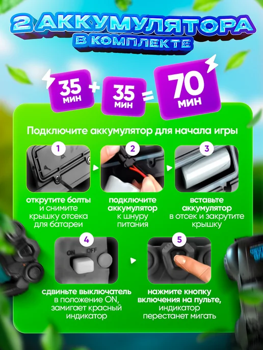 BAKSIS Машинка джип на пульте управления для улицы, синий, фото 6