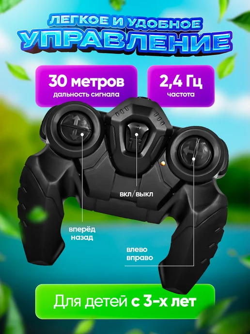 BAKSIS Машинка джип на пульте управления для улицы, синий, фото 8