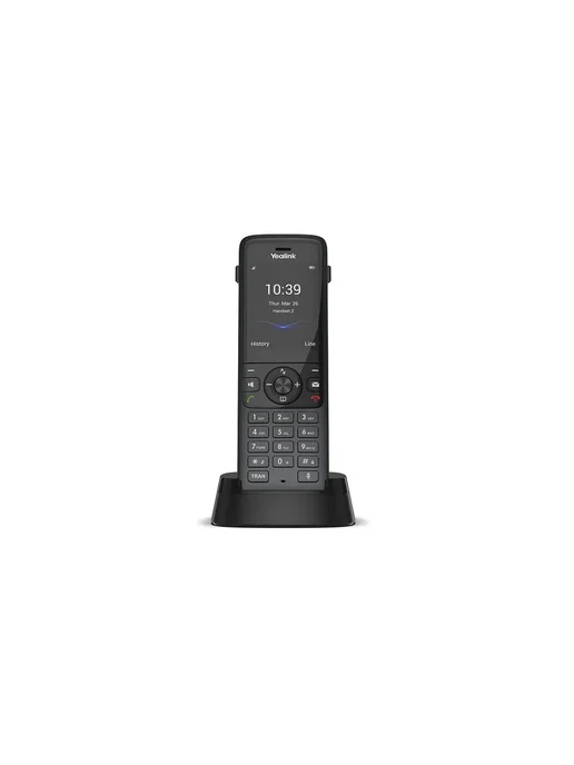 YEALINK Телефонная система W78P (база W70B+трубка W78H) до 10, черный, фото 3
