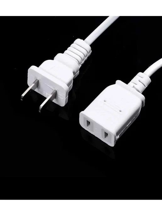 MyPads Кабель удлинитель с американской вилкой белый 2 м, 2 м, фото 2
