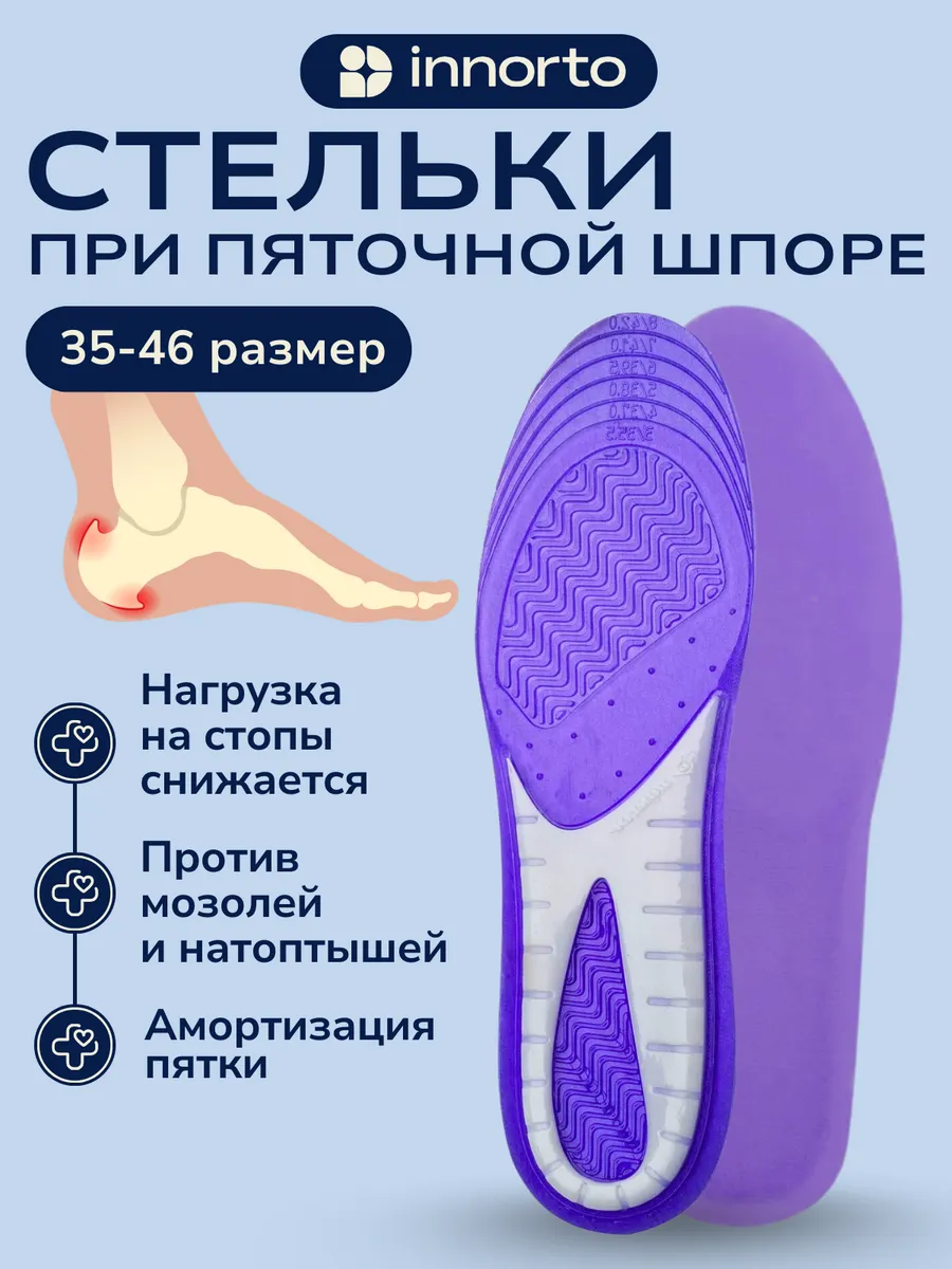 Стельки ортопедические при пяточной шпоре