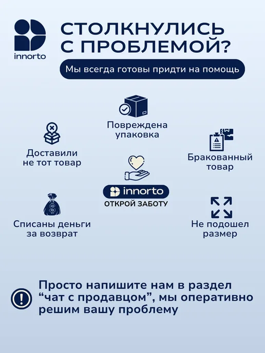 INNORTO Стельки ортопедические при пяточной шпоре, голубой, фото 8
