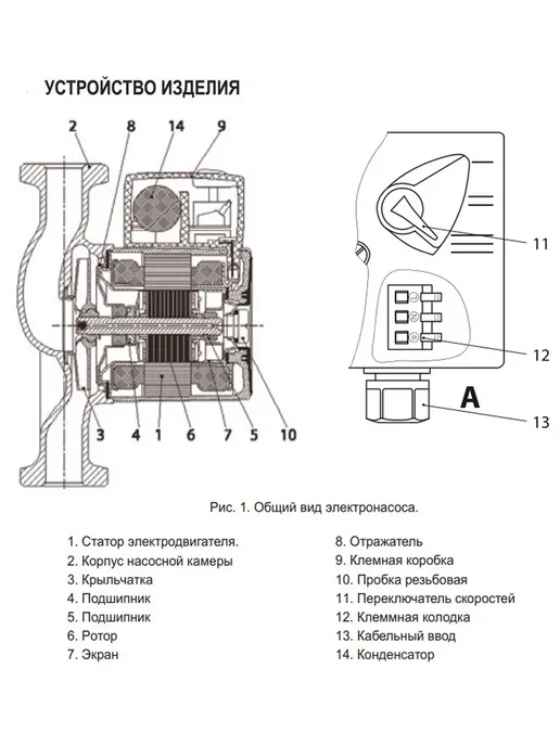 VALFEX Циркуляционный насос VCP 32-40G 180 мм (с гайками), 3240 г, фото 2