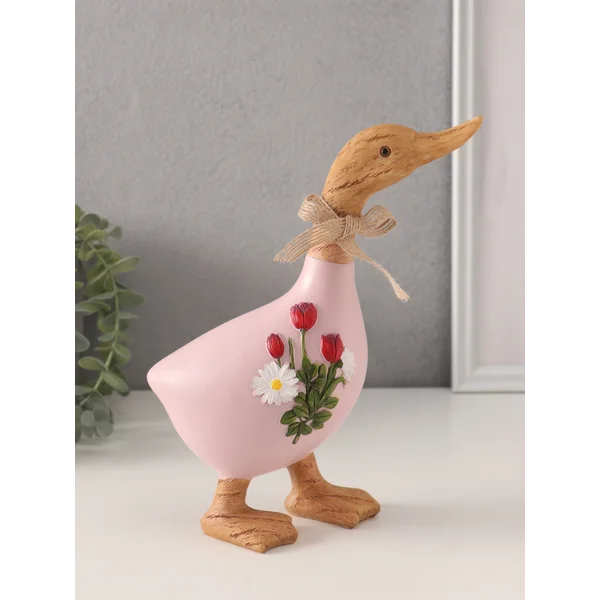 Фигурка Утка с ромашками
