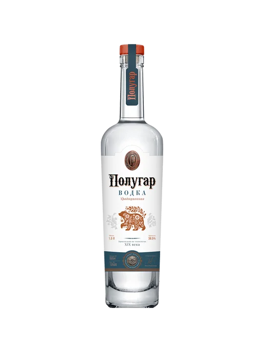 Vodka Polugar Водка Полугар, 1 л