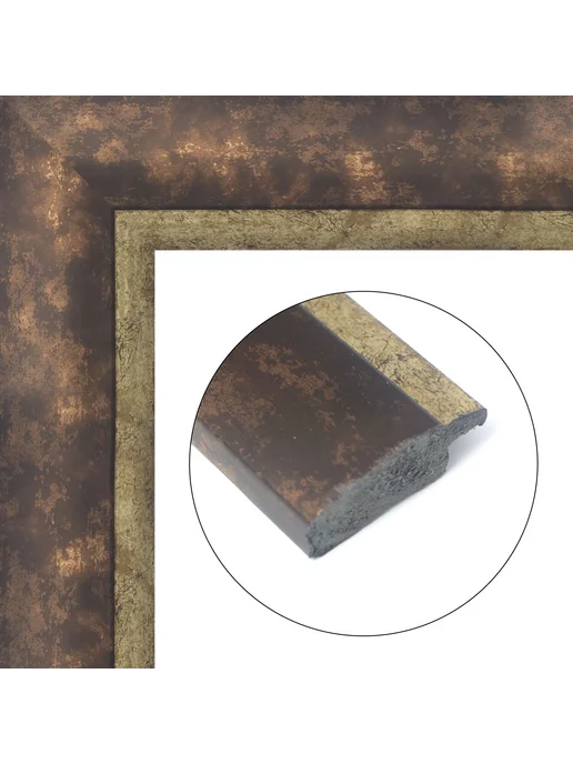 Рамка багетная для картин со стеклом 60 x 50 см, РБ-218, 60x50 см, фото 2
